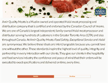 Tablet Screenshot of amirqualitymeats.com